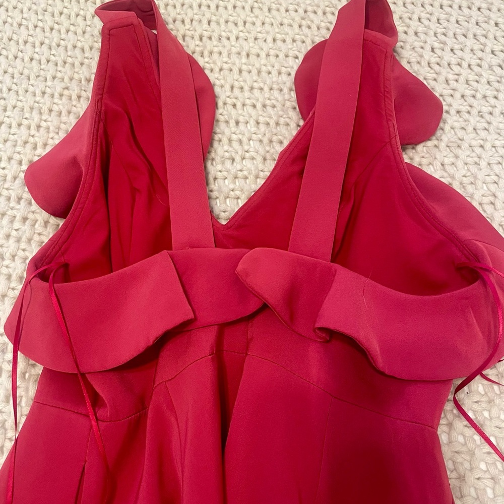 Keepsake Raspberry Pink Ruffle Sleeveless Dress - Picture 6 of 6